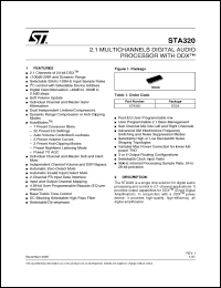 Click here to download STA320 Datasheet