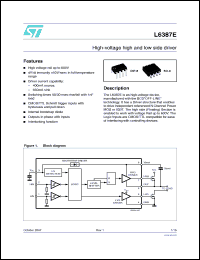 Click here to download L6387ED013TR Datasheet