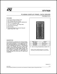 Click here to download STV7620 Datasheet