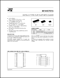 Click here to download M74HCT273TTR Datasheet