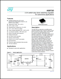Click here to download A5973D013TR Datasheet