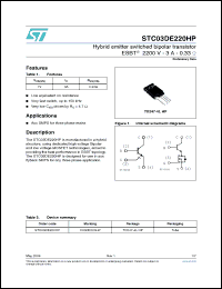 Click here to download STC03DE220HP Datasheet