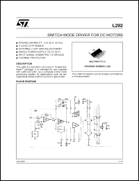 Click here to download L292_03 Datasheet