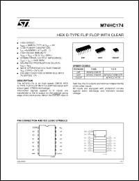Click here to download M74HC174TTR Datasheet