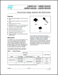 Click here to download LM2931ADT50R Datasheet