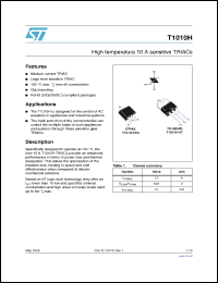 Click here to download T1010H-6T Datasheet