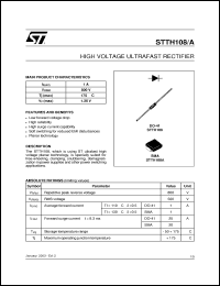 Click here to download STTH108RL Datasheet