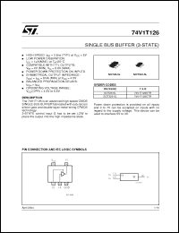 Click here to download 74V1T126STR Datasheet