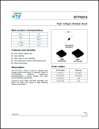 Click here to download STTH212U Datasheet