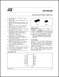 Click here to download HCF4016M013TR Datasheet