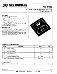 Click here to download GS-D050 Datasheet