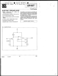 Click here to download LB1027AA Datasheet