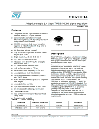 Click here to download STDVE001A Datasheet