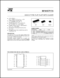 Click here to download M74HCT174RM13TR Datasheet