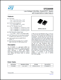 Click here to download STG3699BVTR Datasheet