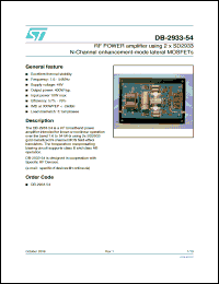 Click here to download DB-2933-54 Datasheet