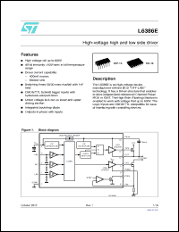 Click here to download L6386ED Datasheet