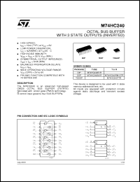 Click here to download M74HC240RM13TR Datasheet