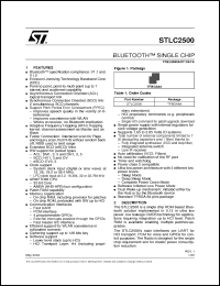 Click here to download STLC2500 Datasheet