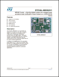 Click here to download STEVAL-MKI004V1 Datasheet
