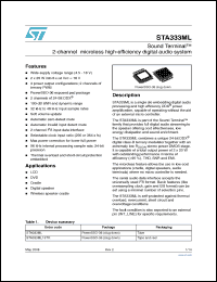 Click here to download STA333ML13TR Datasheet