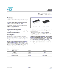 Click here to download L6219_08 Datasheet