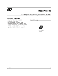 Click here to download M69AW024BE Datasheet