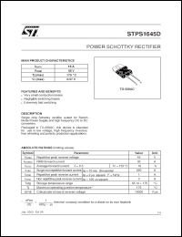 Click here to download STPS1645D Datasheet