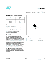 Click here to download STTH6012 Datasheet