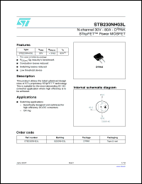 Click here to download STB230NH03L Datasheet