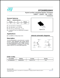 Click here to download STC03DE220HV Datasheet