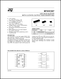 Click here to download M74HC367RM13TR Datasheet
