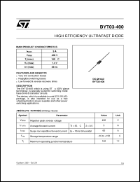 Click here to download BYT03-400RL Datasheet