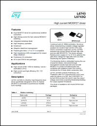 Click here to download L6743_08 Datasheet
