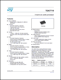 Click here to download TDA7719 Datasheet