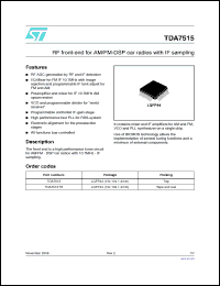 Click here to download TDA7515TR Datasheet