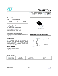 Click here to download STC04IE170HV Datasheet