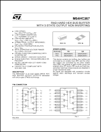 Click here to download M54HC367D1 Datasheet