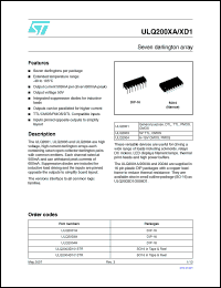 Click here to download ULQ2003D1013TR Datasheet