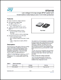 Click here to download STG4158 Datasheet