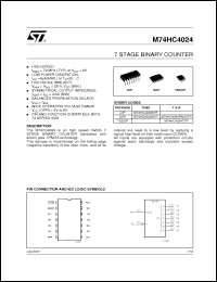 Click here to download M74HC4024RM13TR Datasheet