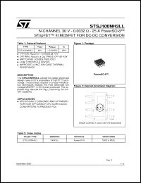 Click here to download STSJ100NH3LL_05 Datasheet