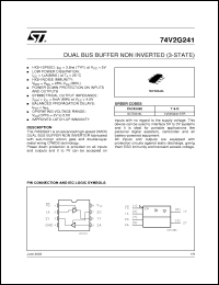 Click here to download 74V2G241 Datasheet