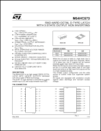 Click here to download M54HC573D1 Datasheet