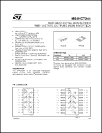 Click here to download M54HCT244D Datasheet