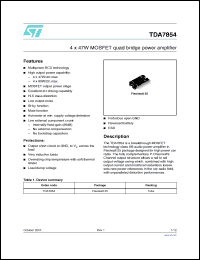 Click here to download TDA7854 Datasheet