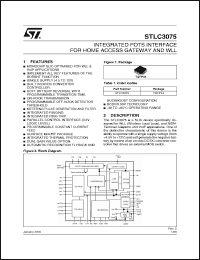 Click here to download STLC3075 Datasheet