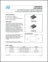 Click here to download PD57006S-E Datasheet