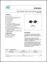 Click here to download STMPE821 Datasheet