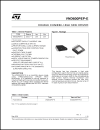Click here to download VND600PEPTR-E Datasheet